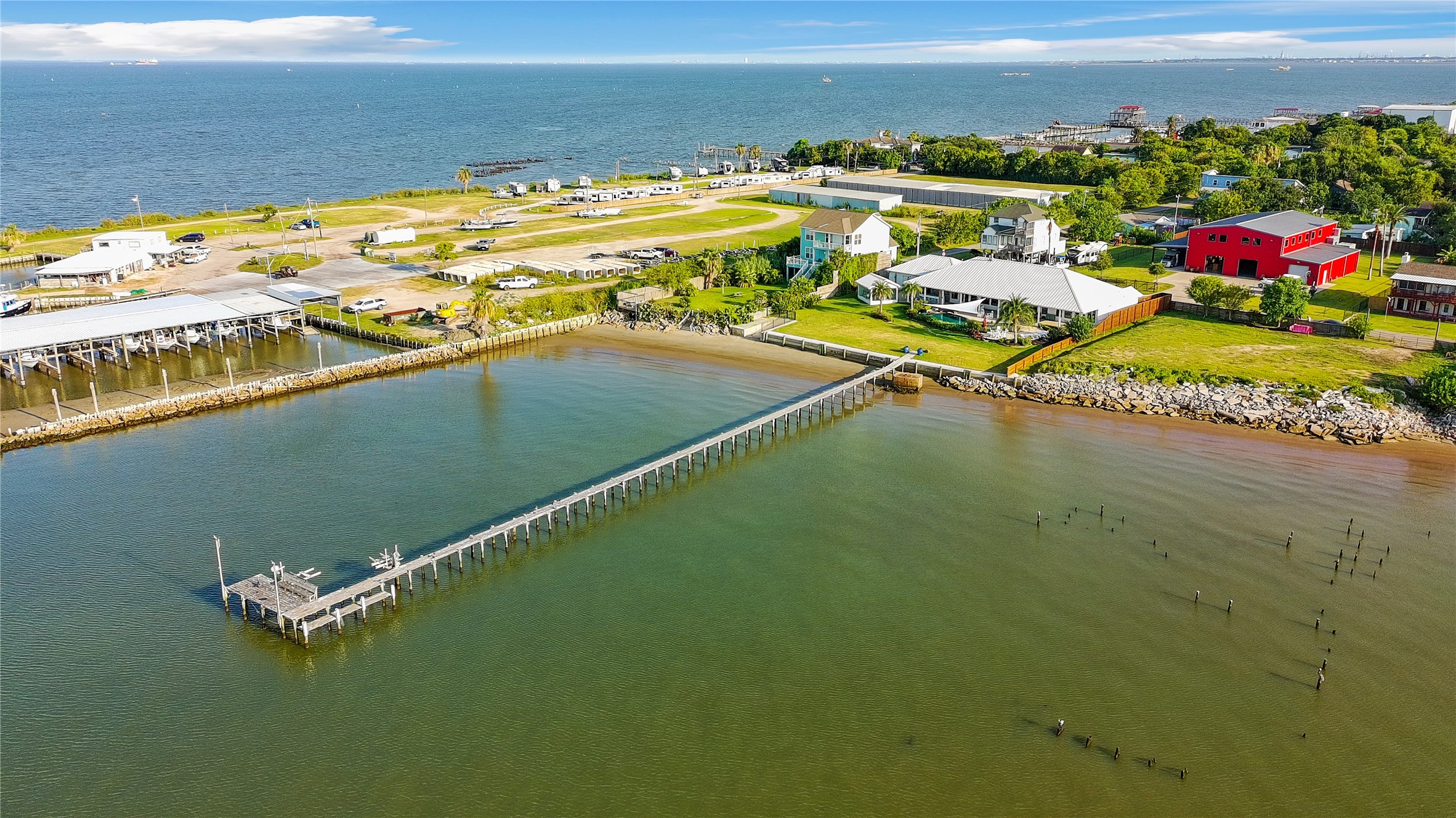 206 Avenue A Dickinson, TX 77539 - Photo 33 of 38 Captain Wally's Marine at April Fool Point is right near the home