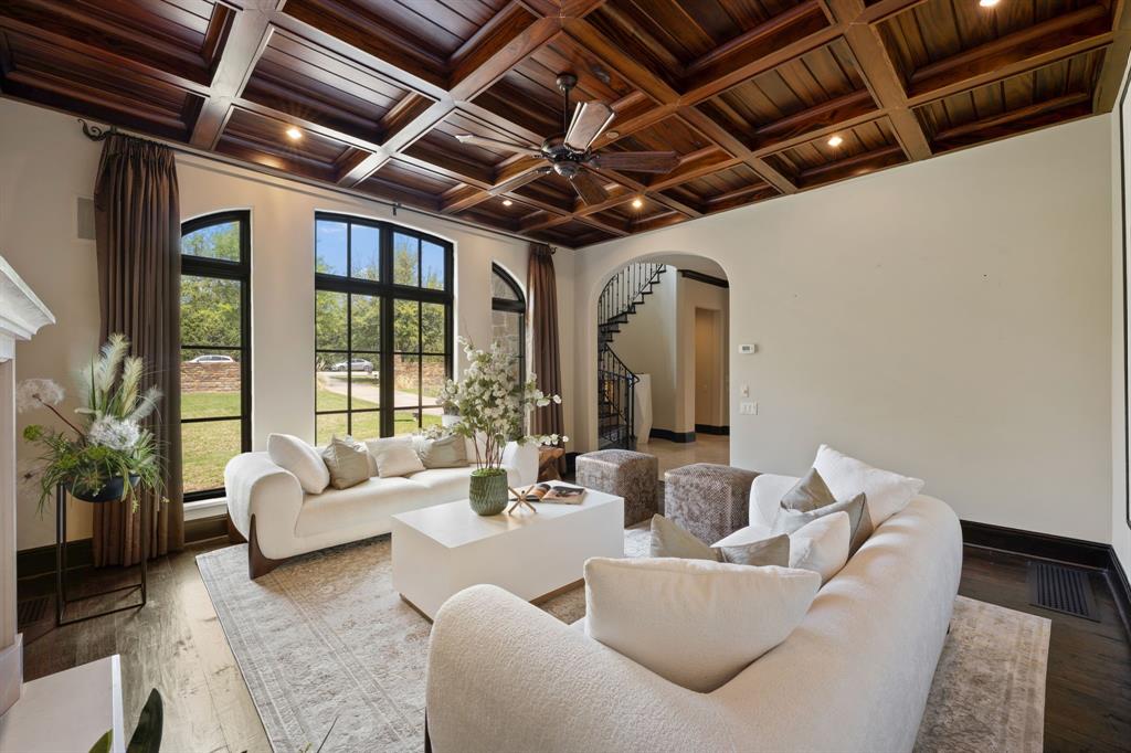 4120 Cochran Chapel Road Dallas, TX 75220 - Photo 5 of 40 a living room with furniture and a large window