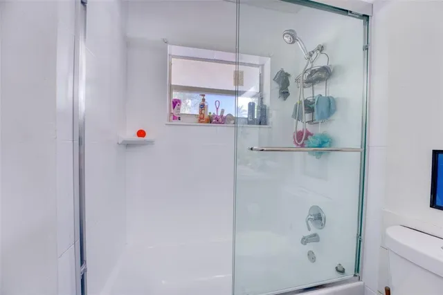 an outdoor space with furniture