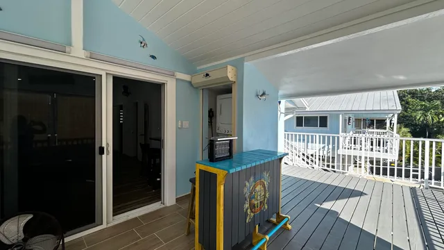 a view of a house with wooden floor