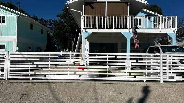 a front view of a house with entryway