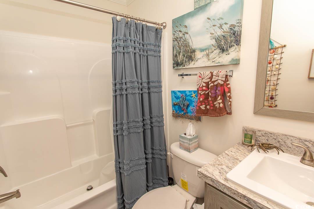 2737 Capricorn Drive Myrtle Beach, SC 29575 - Photo 19 of 27 Full bathroom featuring vanity and shower / tub combo