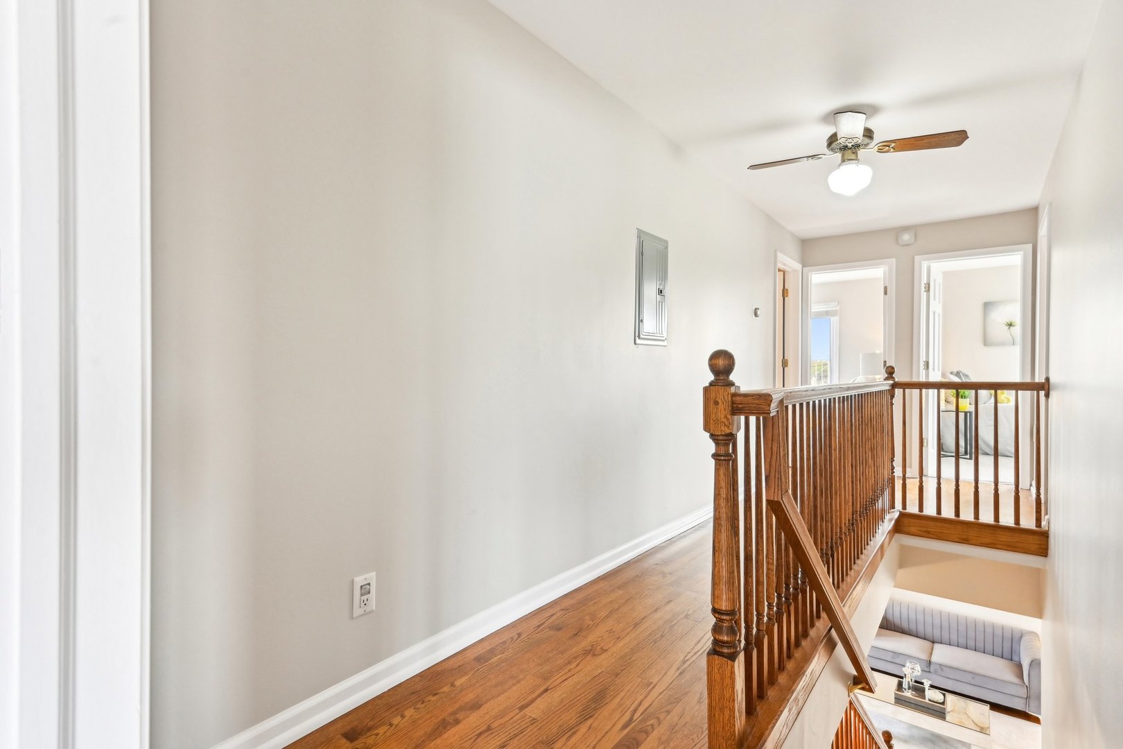 1420 Oakton Street Park Ridge, IL 60068 - Photo 22 of 62 a view of a hallway with wooden floor and entryway