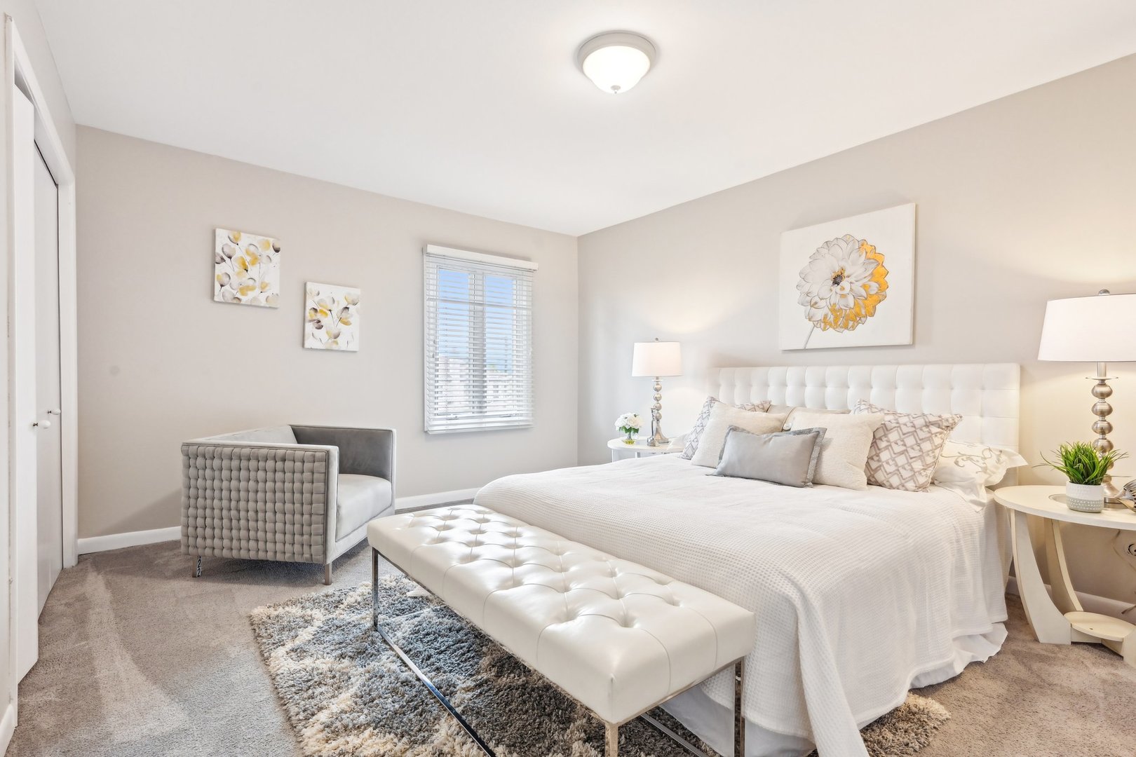 1420 Oakton Street Park Ridge, IL 60068 - Photo 37 of 62 a bedroom with a bed and furniture