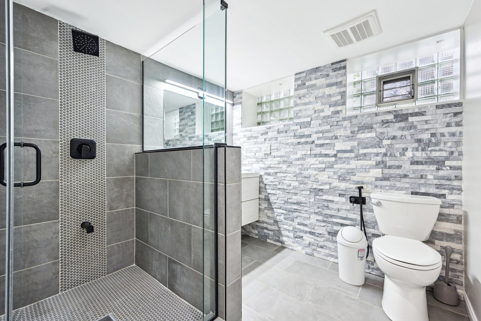 1420 Oakton Street Park Ridge, IL 60068 - Photo 51 of 62 a bathroom with a toilet and shower