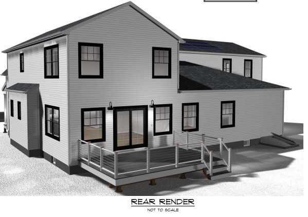 164 Scott Road Cumberland, RI 02864 - Photo 3 of 15 digital rendering deck not included. Plans show 18x12 patio for this build