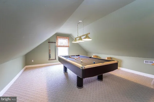 a room with table and window