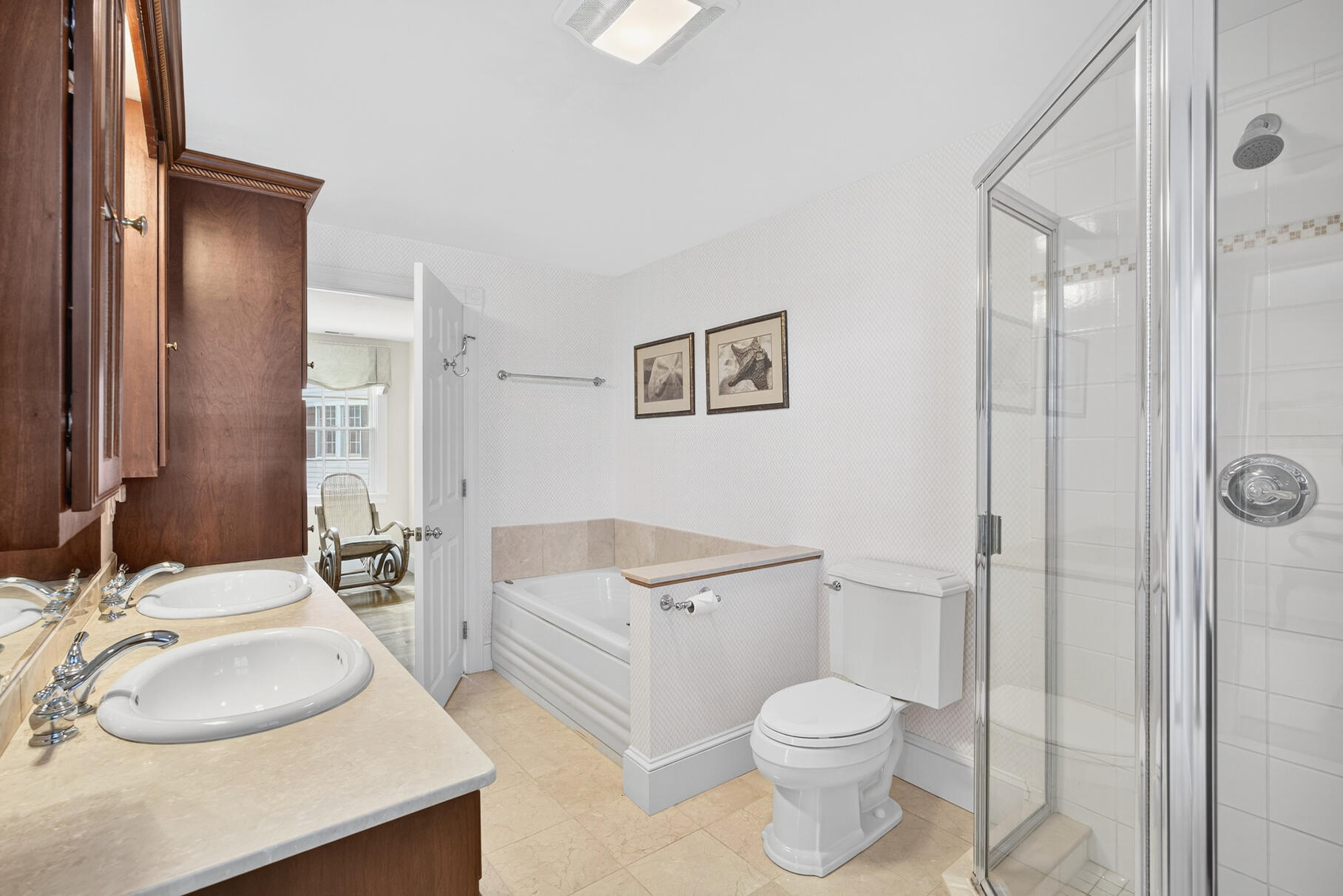 10 Brian Way Harwich, MA 02645 - Photo 39 of 76 a bathroom with a granite countertop sink mirror vanity and toilet