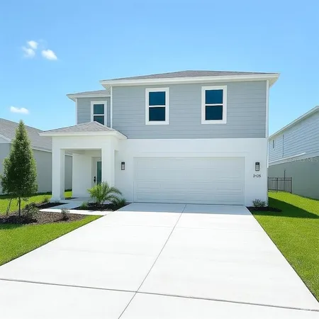 a front view of house with yard