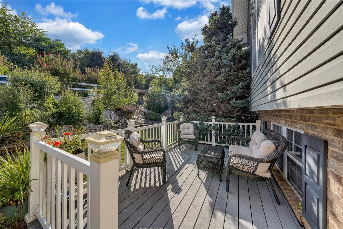 532 Ray Street Roanoke, VA 24019 - Photo 23 of 38 a view of balcony with furniture and outdoor seating