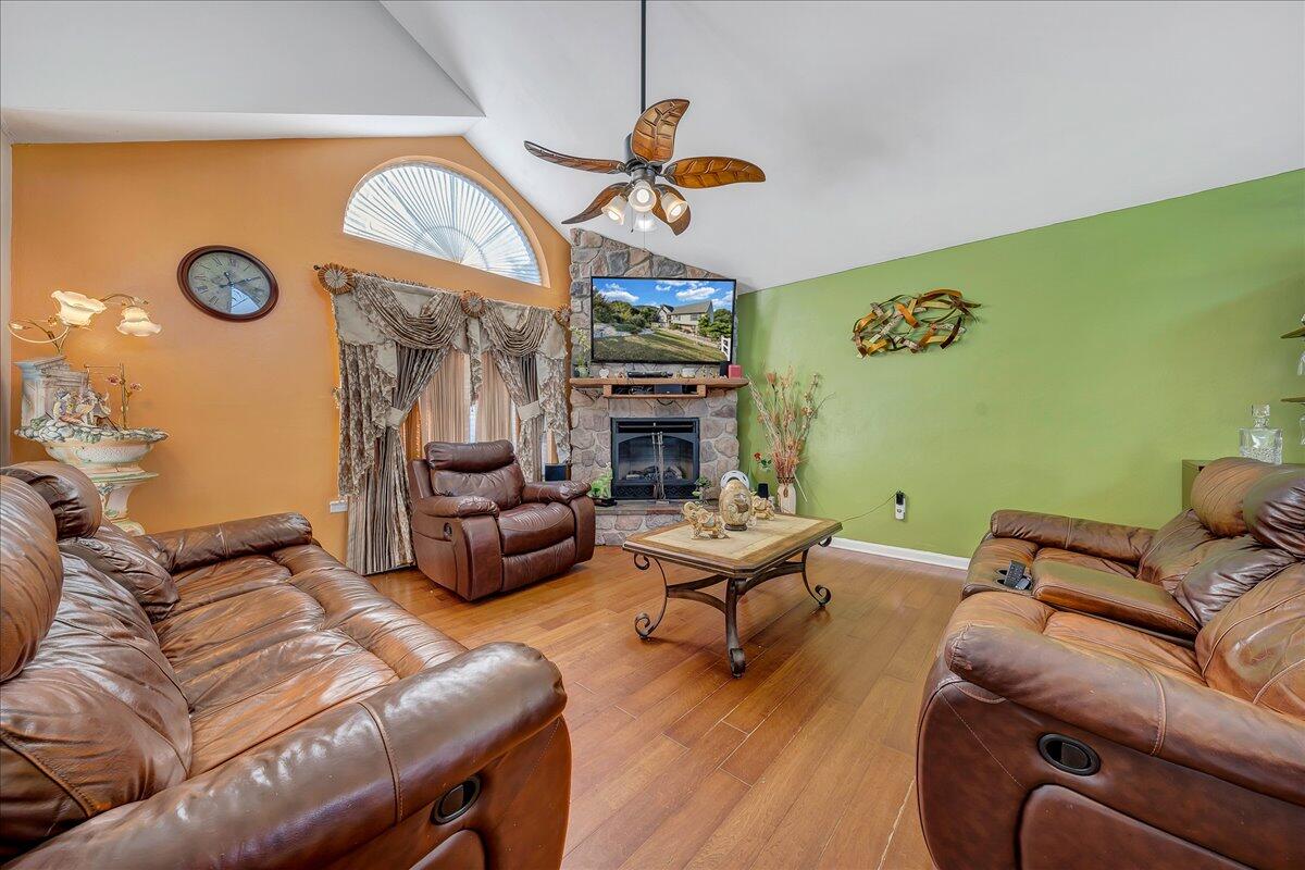 532 Ray Street Roanoke, VA 24019 - Photo 10 of 38 a living room with furniture and a fireplace