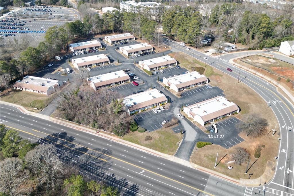 4298 Memorial Drive, Unit D Decatur, GA 30032 - Photo 21 of 26 an aerial view of residential houses with outdoor space