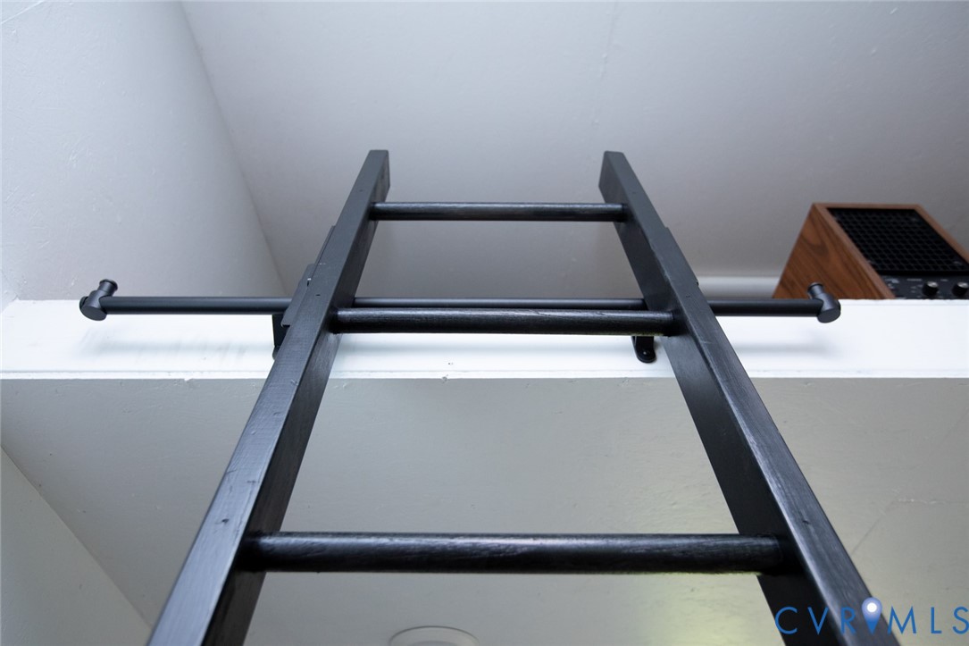 567 Monroe Church Road Rice, VA 23966 - Photo 56 of 83 ladder for extra storage space inside studio
