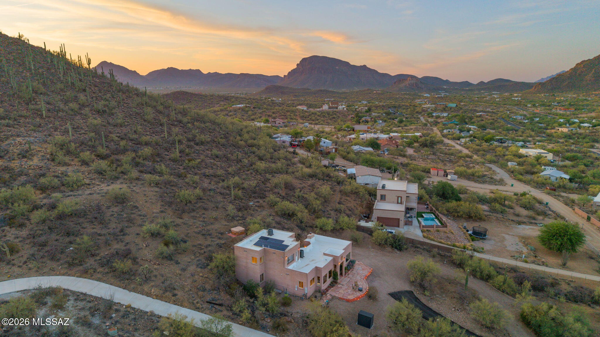 4210 West Mossman Road Tucson, AZ 85746 - Photo 48 of 51 a view of a city with mountain