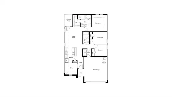 a picture of a floor plan