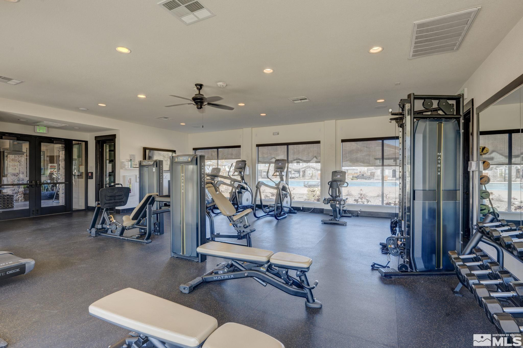 9405 Baldacci Road Reno, NV 89521 - Photo 37 of 40 a view of a room with gym equipment