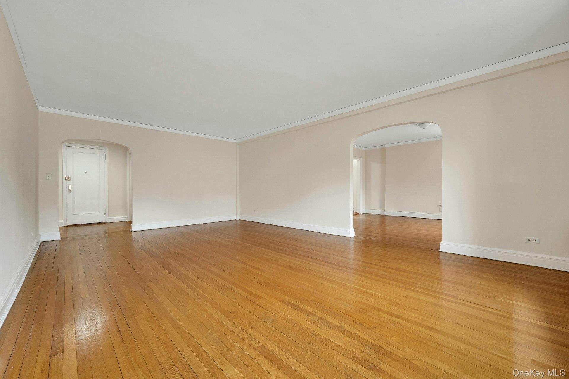 280 Bronxville Road, Unit 5X Bronxville, NY 10708 - Photo 8 of 31 Living Room with archway to Formal Dining Room
