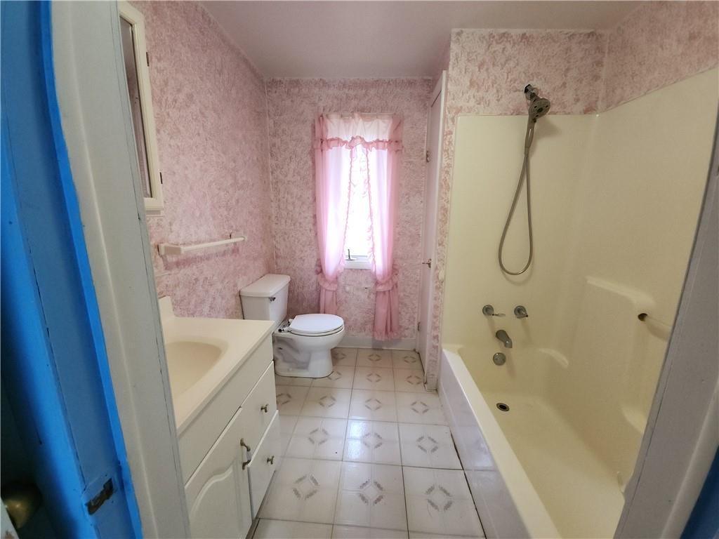 31 Wheatley Road Charleroi, PA 15022 - Photo 27 of 48 a bathroom with a sink a toilet and shower