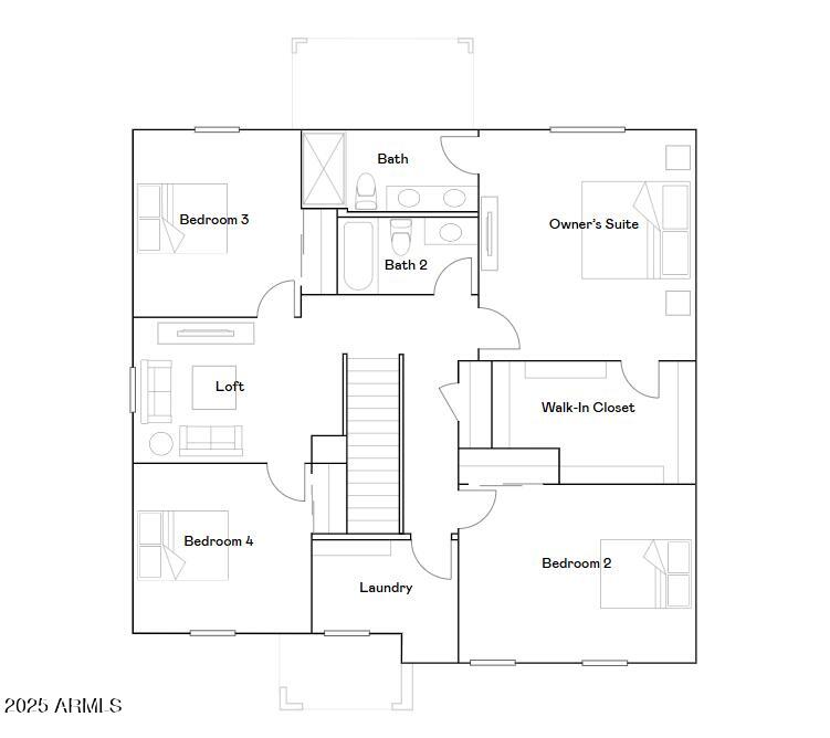 9533 West Cheery Lynn Road Phoenix, AZ 85037 - Photo 26 of 26 Floor 2 Floorplan
