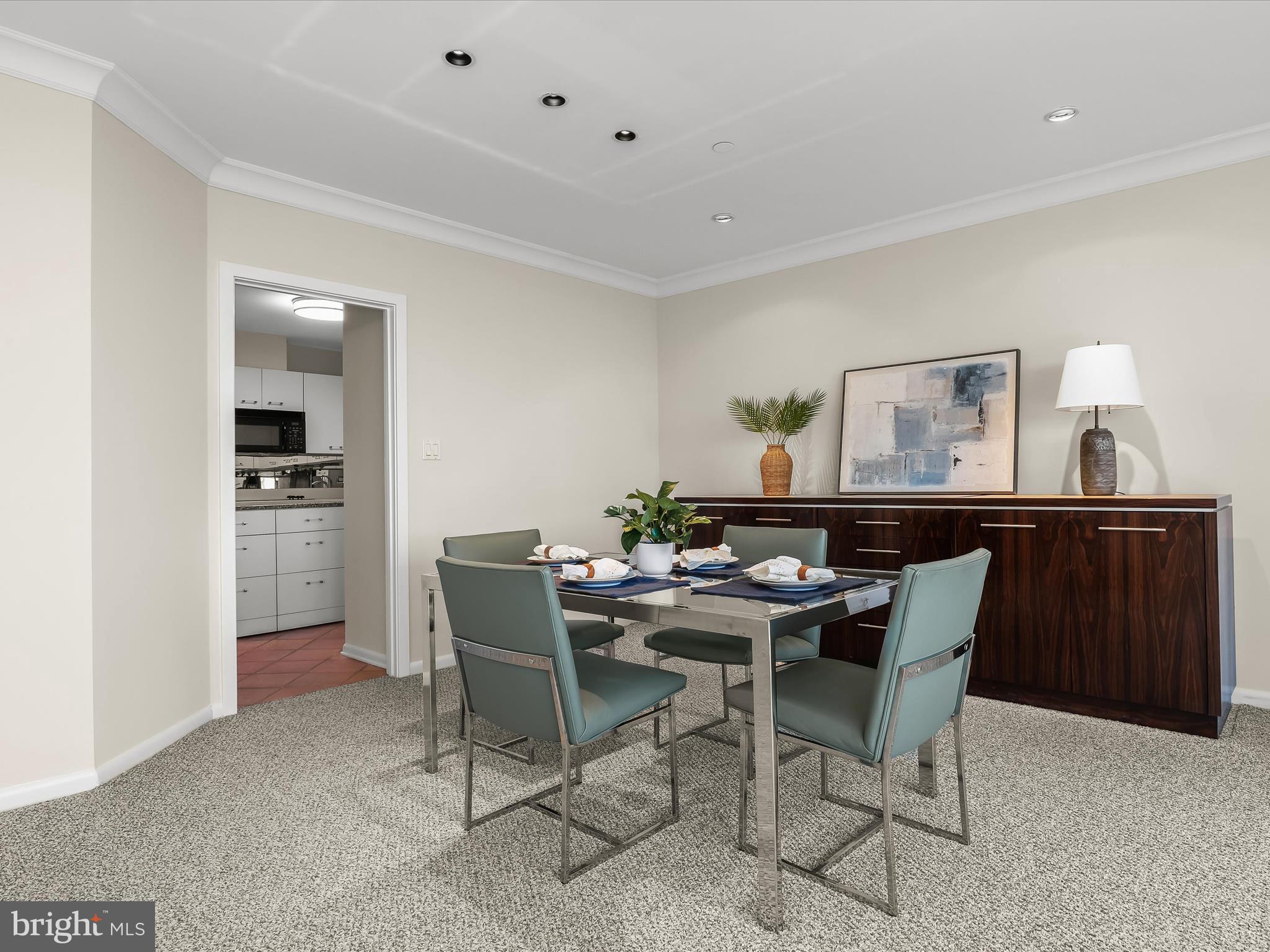 4001 Old Court Road, Unit 519 Pikesville, MD 21208 - Photo 13 of 43 a view of a dining room with furniture