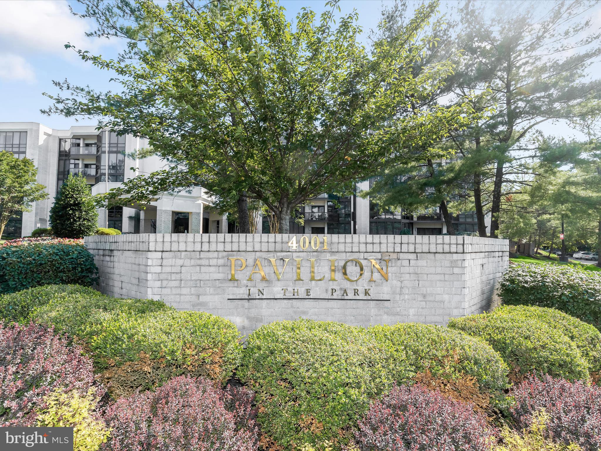 4001 Old Court Road, Unit 519 Pikesville, MD 21208 - Photo 42 of 43 front view of house with a garden