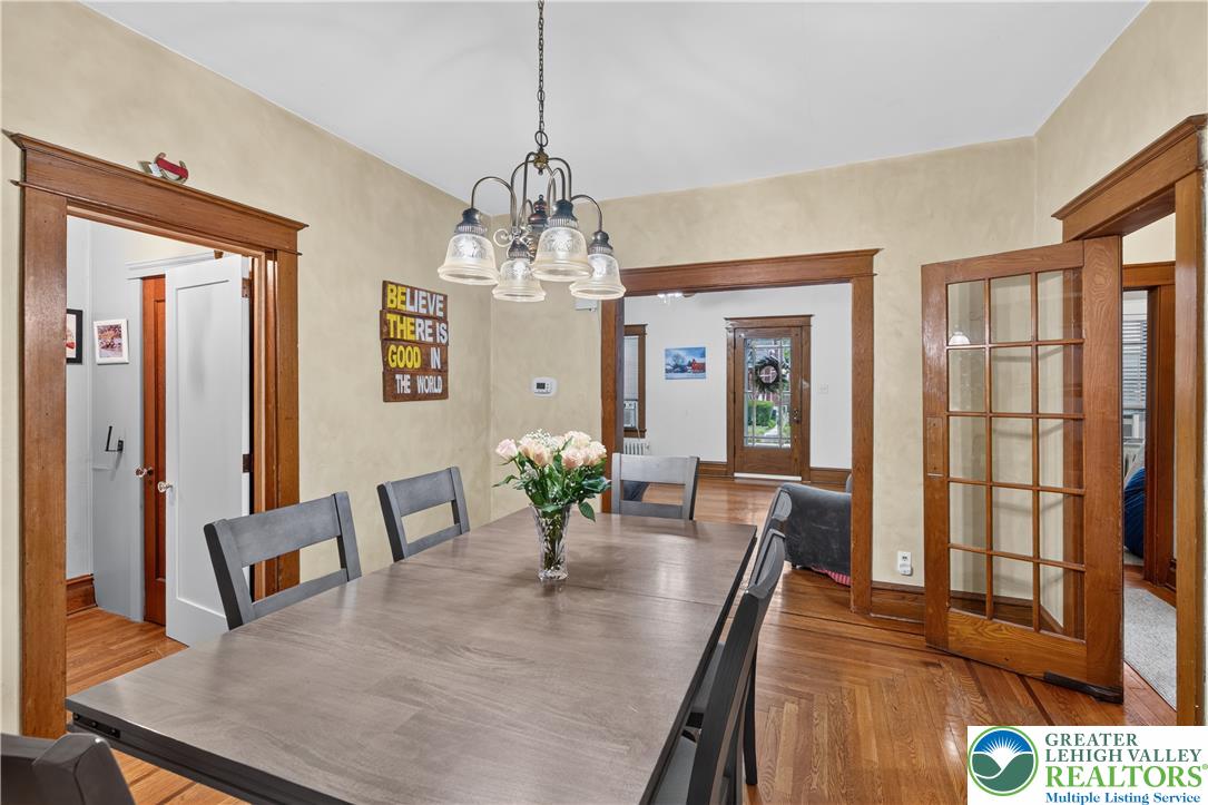 534 Ridge Street Emmaus, PA 18049 - Photo 13 of 40 a view of a dining room with furniture window and wooden floor