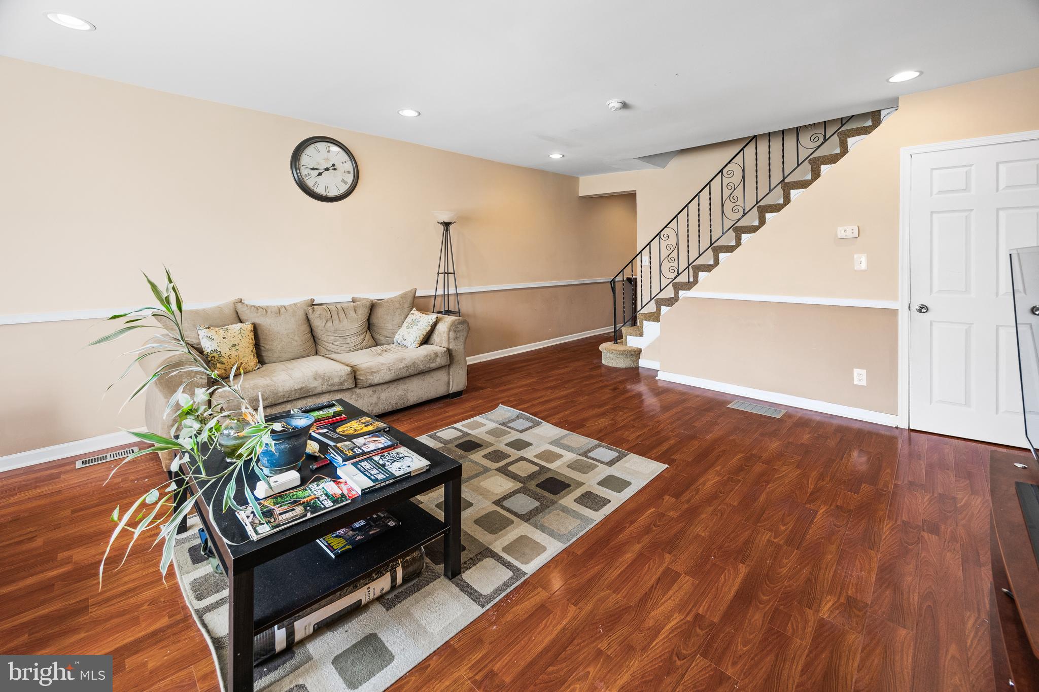 1837 73rd Avenue Philadelphia, PA 19126 - Photo 4 of 19 a living room with furniture and wooden floor