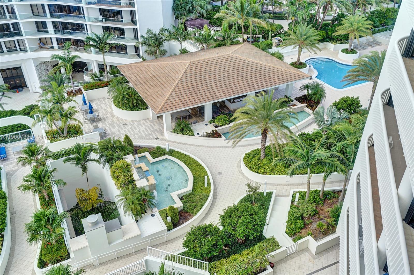 3000 Island Boulevard, Unit 1106 Aventura, FL 33160 - Photo 51 of 71 an aerial view of a house with swimming pool and outdoor space