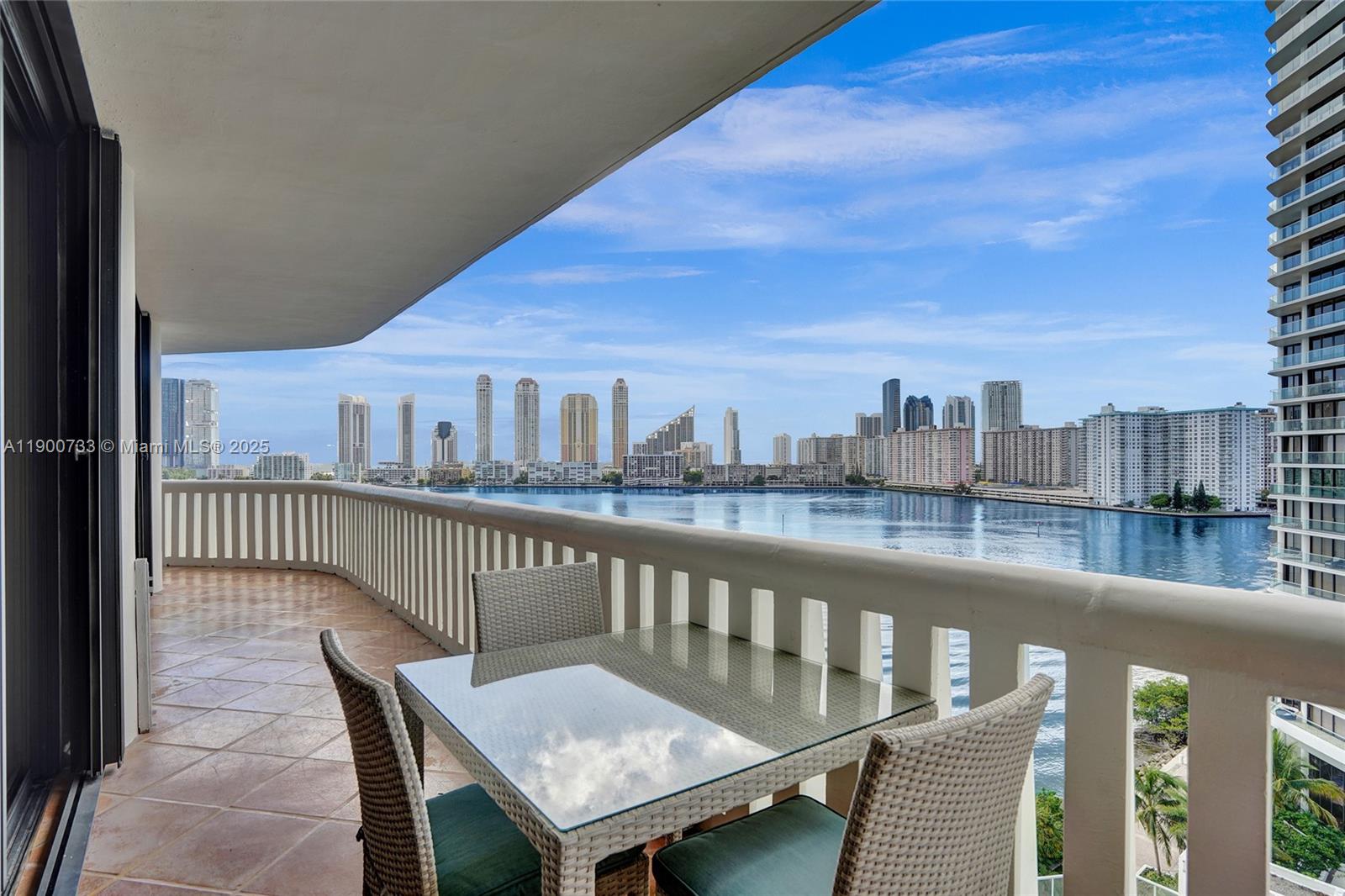 3000 Island Boulevard, Unit 1106 Aventura, FL 33160 - Photo 53 of 71 a view of a balcony with city view