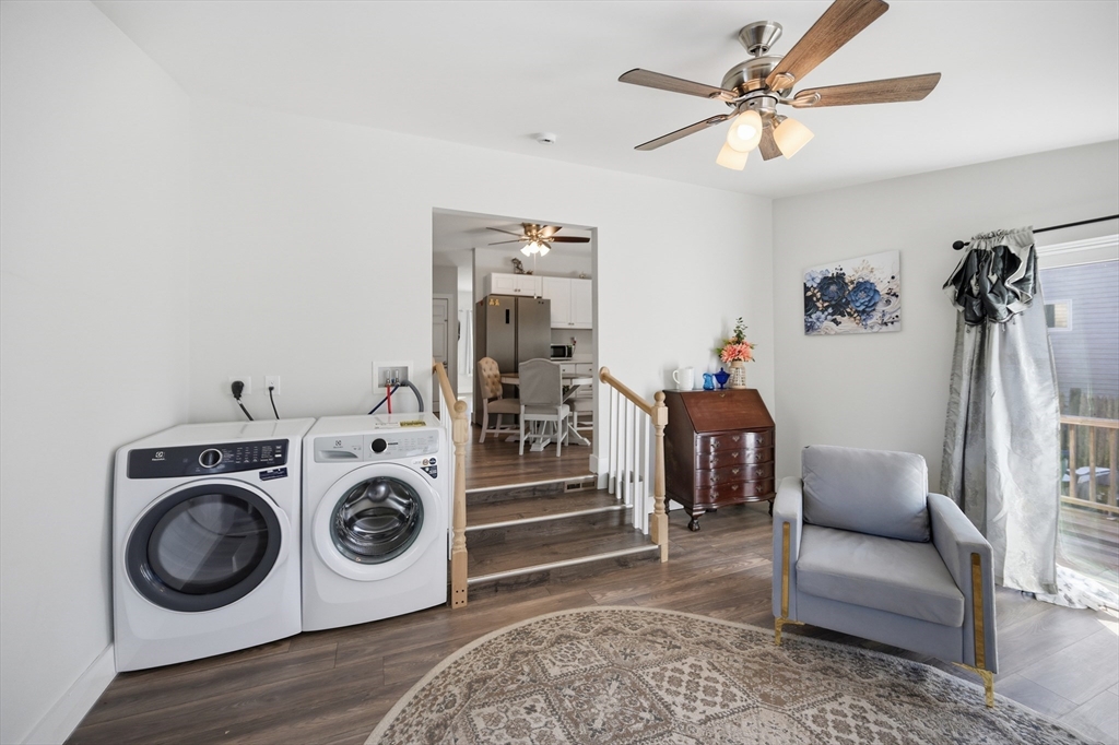 70 Wyman Street Lynn, MA 01905 - Photo 16 of 41 a view of livingroom with washer and dryer