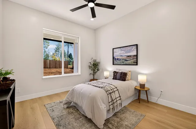 a house view with a garden space