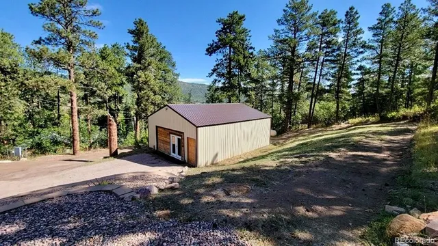 a living room with furniture and decor