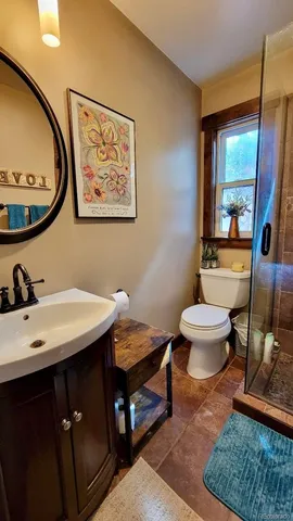 a view of backyard with green space