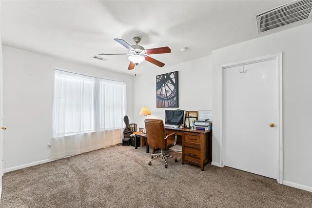 a workspace with a window