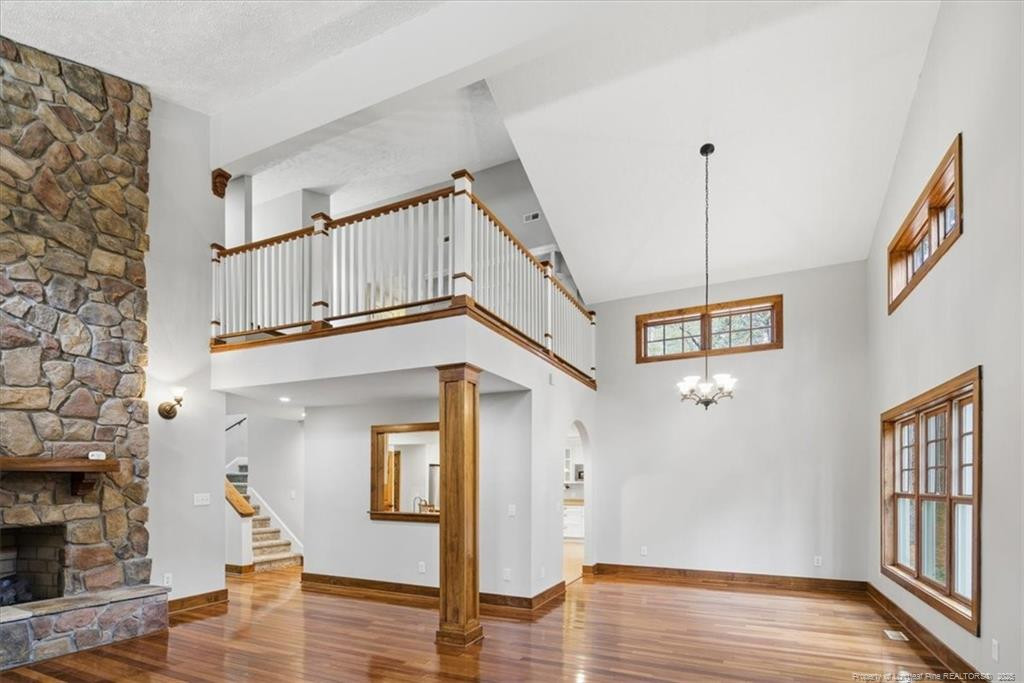 575 South Valley Road Southern Pines, NC 28387 - Photo 7 of 48 a view of entryway and hall with wooden floor
