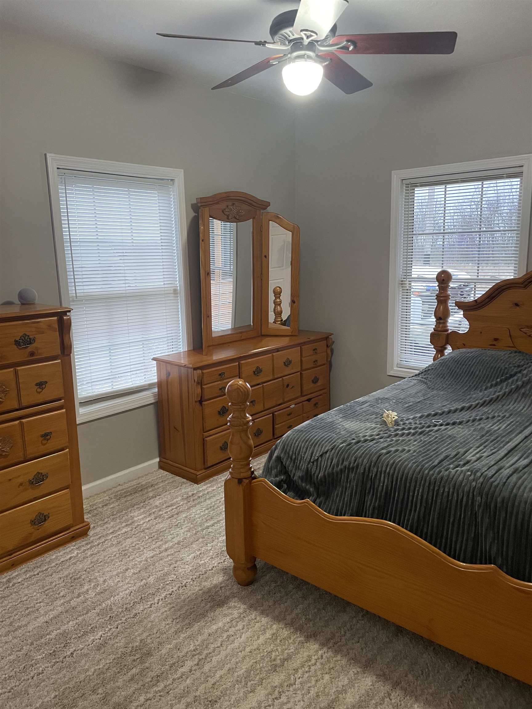 5488 Tick Ridge Road Grand Chain, IL 62941 - Photo 27 of 27 a bedroom with a bed and a dresser