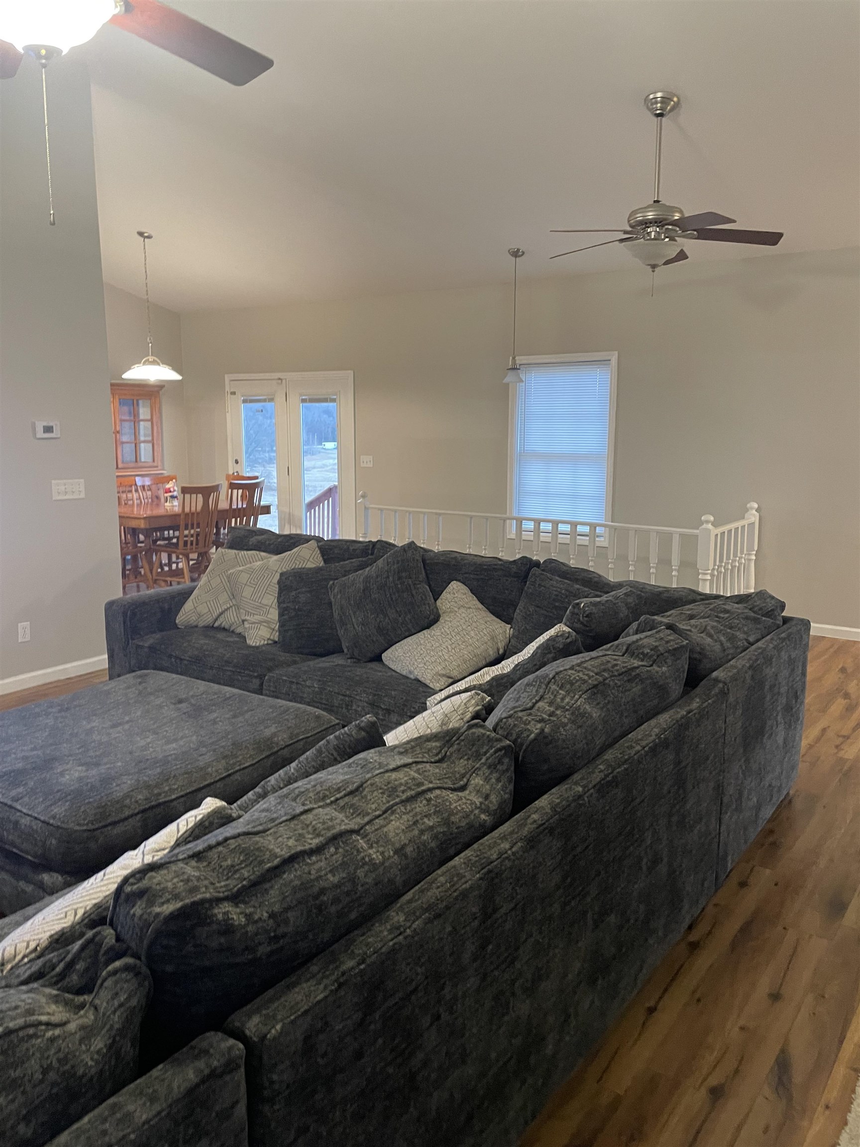 5488 Tick Ridge Road Grand Chain, IL 62941 - Photo 7 of 27 a living room with furniture and a fireplace