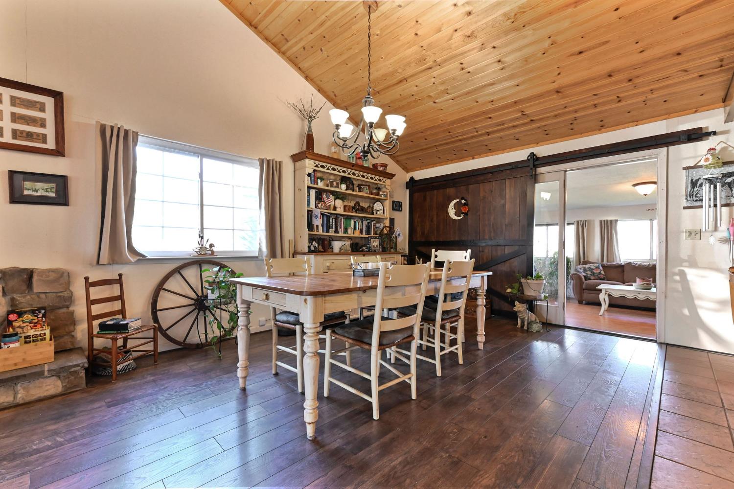 3653 Chuckwagon Drive Copperopolis, CA 95228 - Photo 10 of 73 a view of a dining room with furniture window and wooden floor