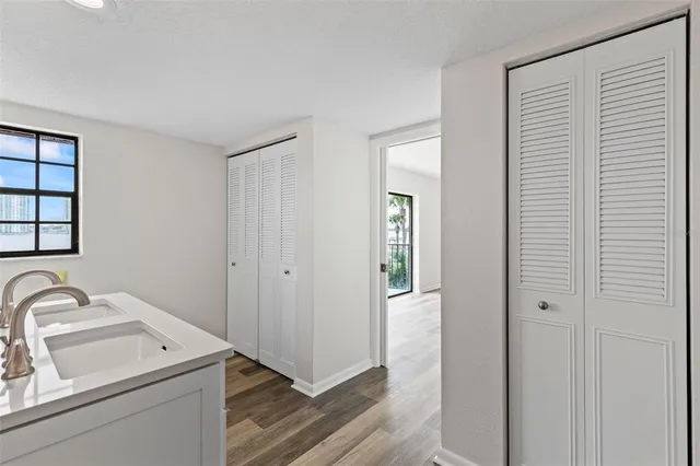 a view of an empty room