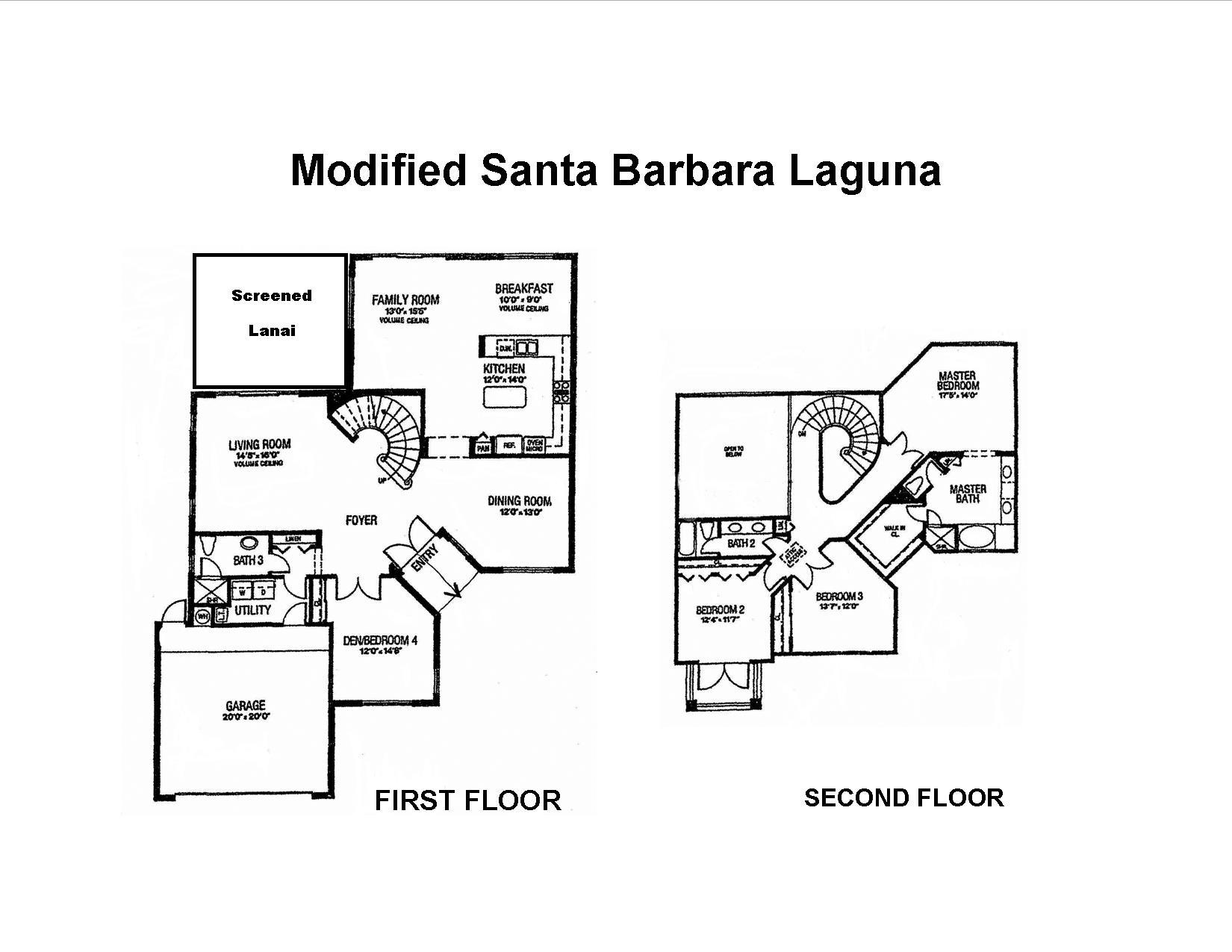 20646 Northwest 26th Avenue Boca Raton, FL 33434 - Photo 31 of 31 Laguna Floorplan with Screened Lania
