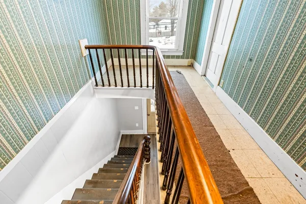 a view of wooden floor