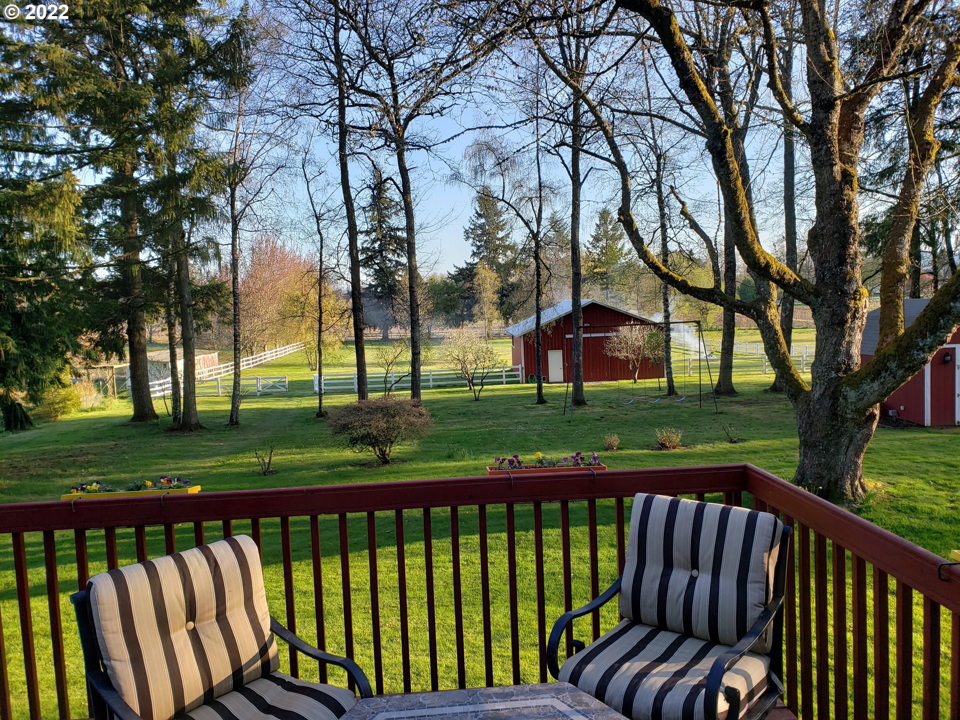 30026 Southeast Chase Road Gresham, OR 97080 - Photo 19 of 32 a view of a wooden roof deck