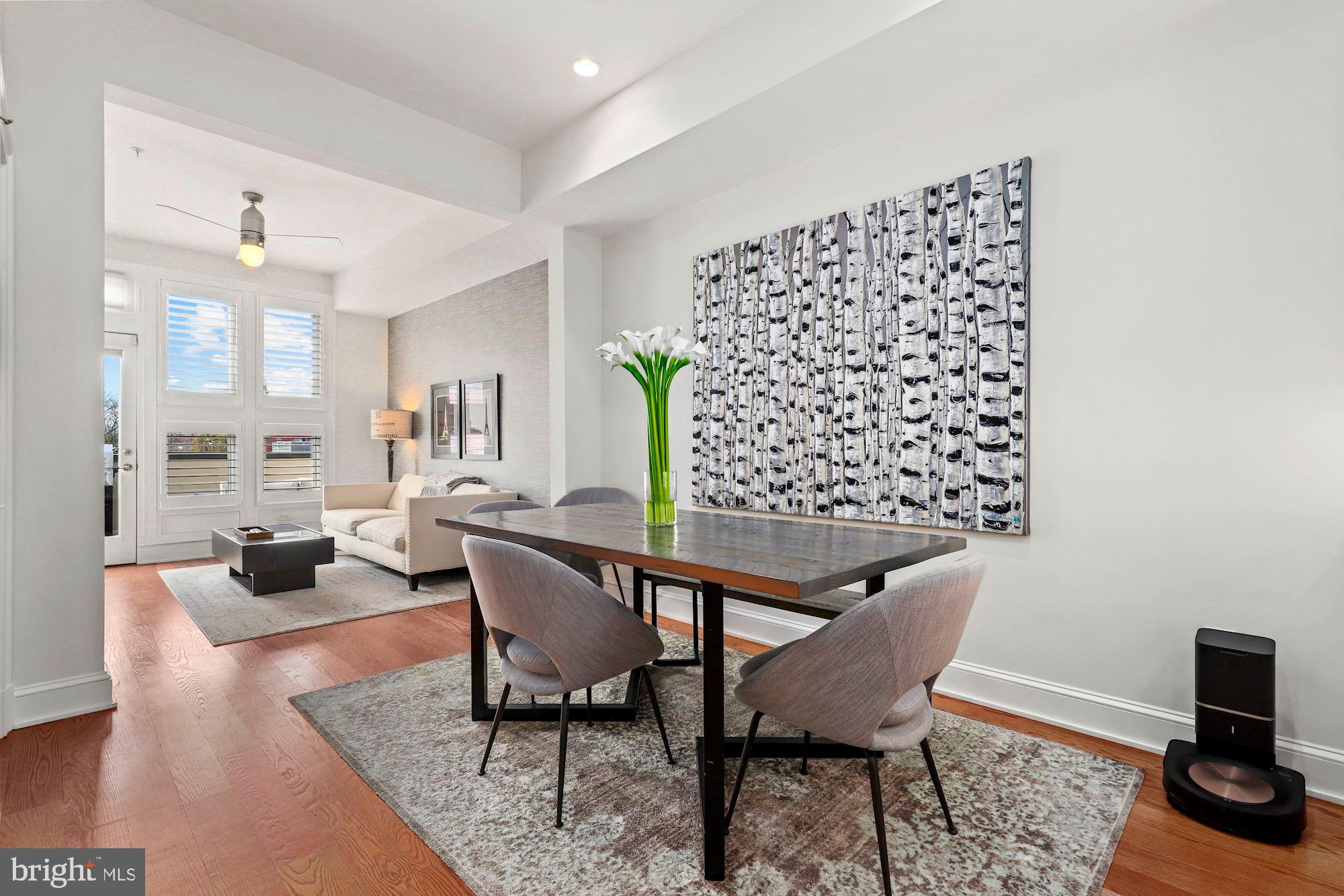 1226 4th Street Northwest, Unit 2 Washington, DC 20001 - Photo 10 of 29 Open dining room