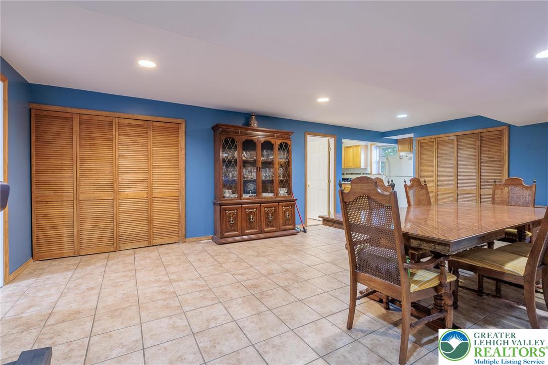 2170 Clearview Road Coplay, PA 18037 - Photo 54 of 75 This spacious dining area features tile flooring and convenient access to the kitchen.