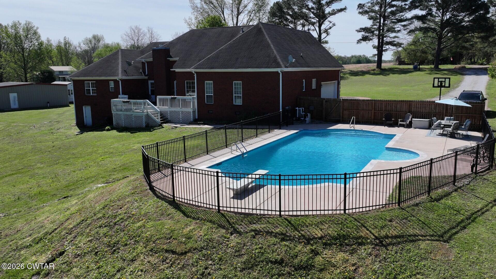 98 Browning Road Milan, TN 38358 - Photo 58 of 59 pool and house
