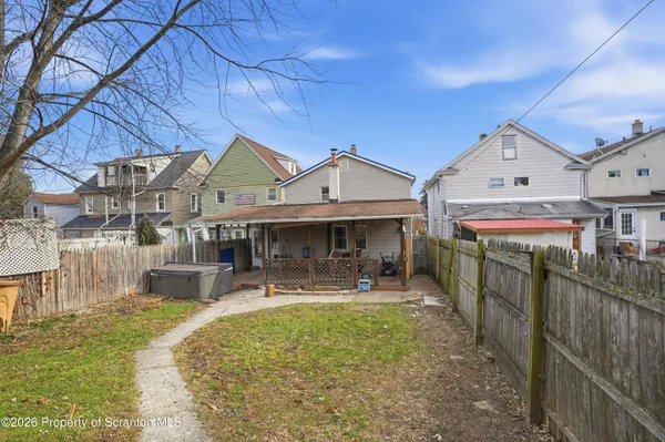 a view of a backyard with a sink