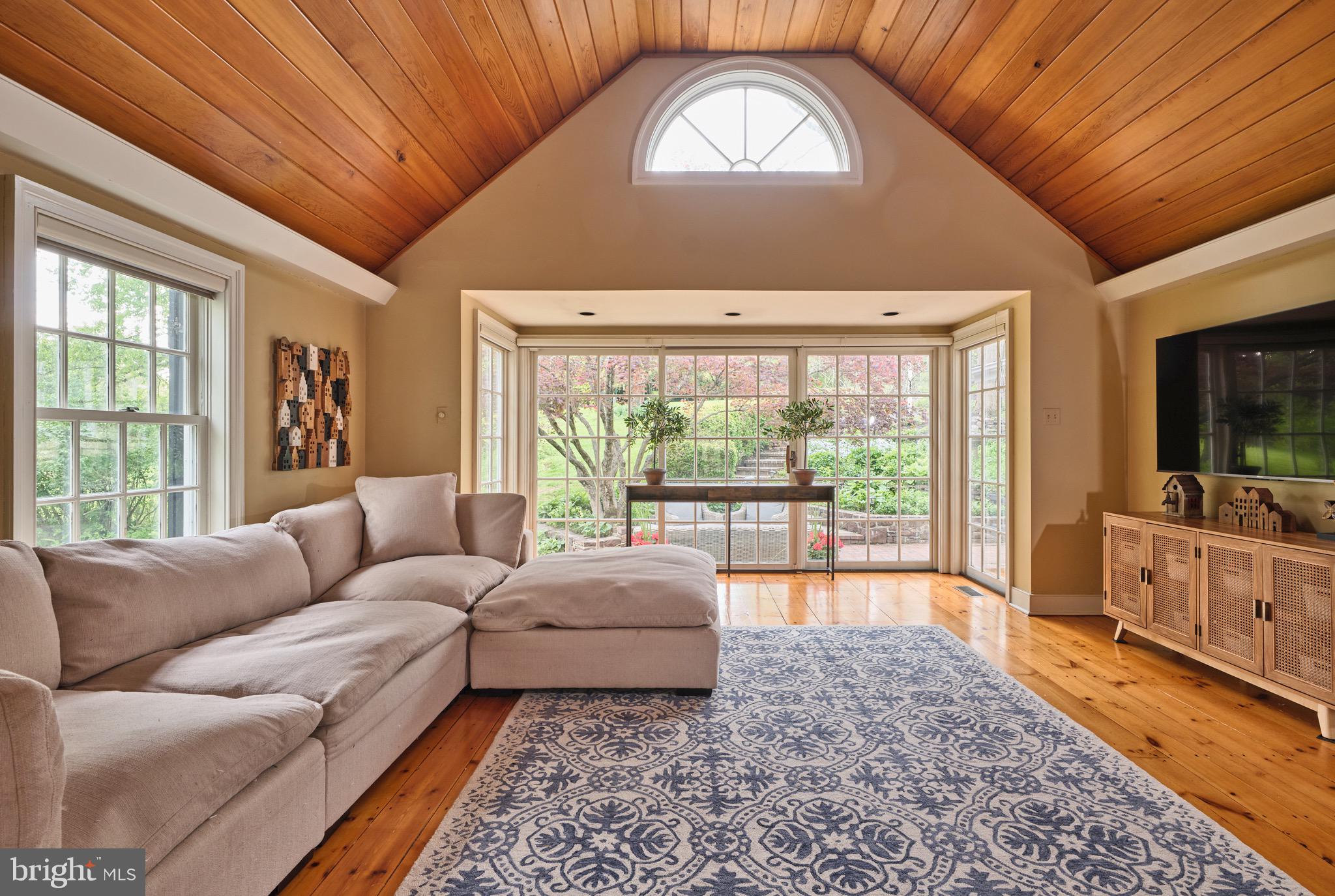2135 South Sugan Road New Hope, PA 18938 - Photo 13 of 46 Family room overlooking patio and yard