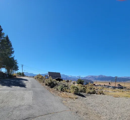 a view of city and mountain