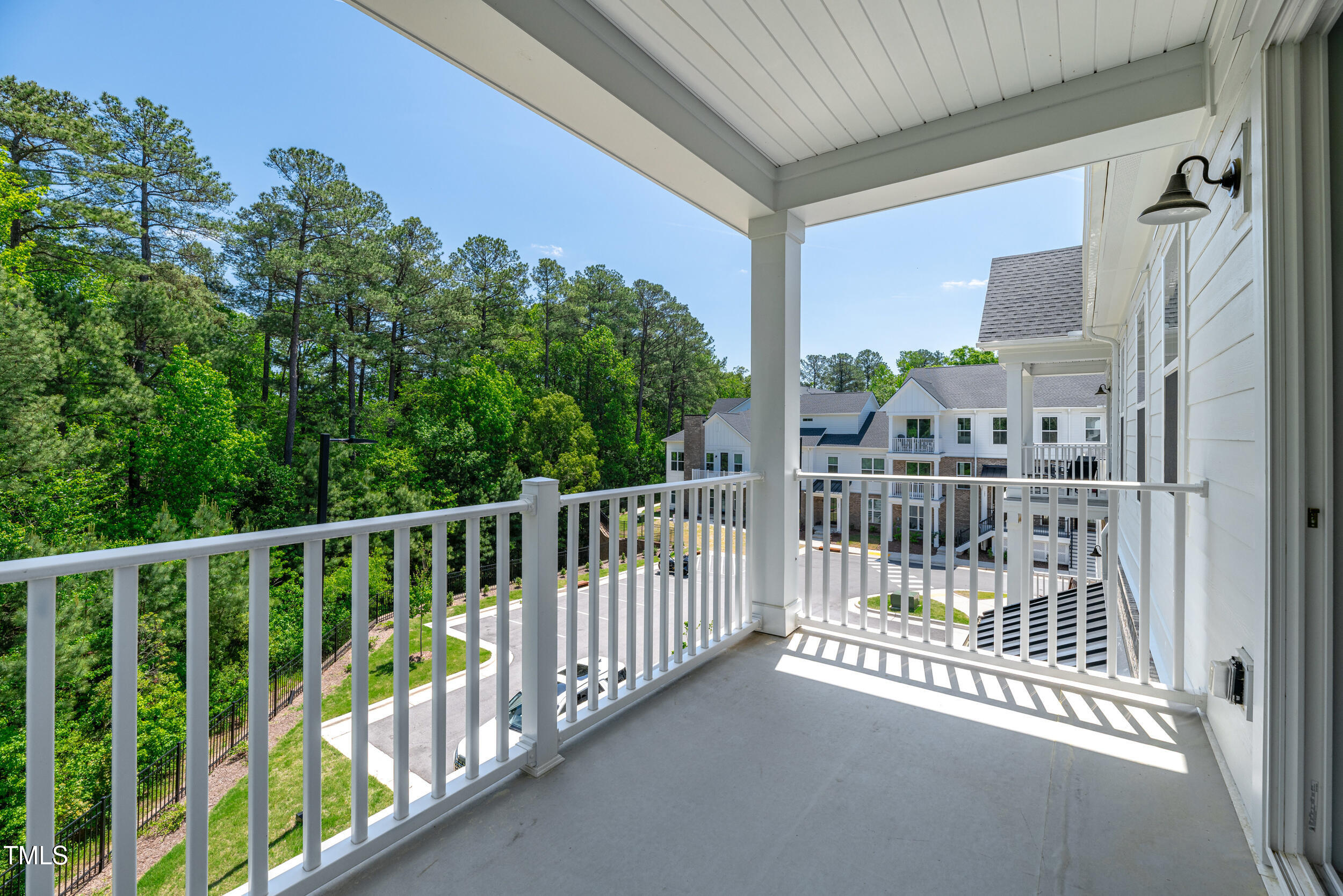 11549 Helmond Way, Unit 107 Raleigh, NC 27617 - Photo 24 of 33 a view of a balcony