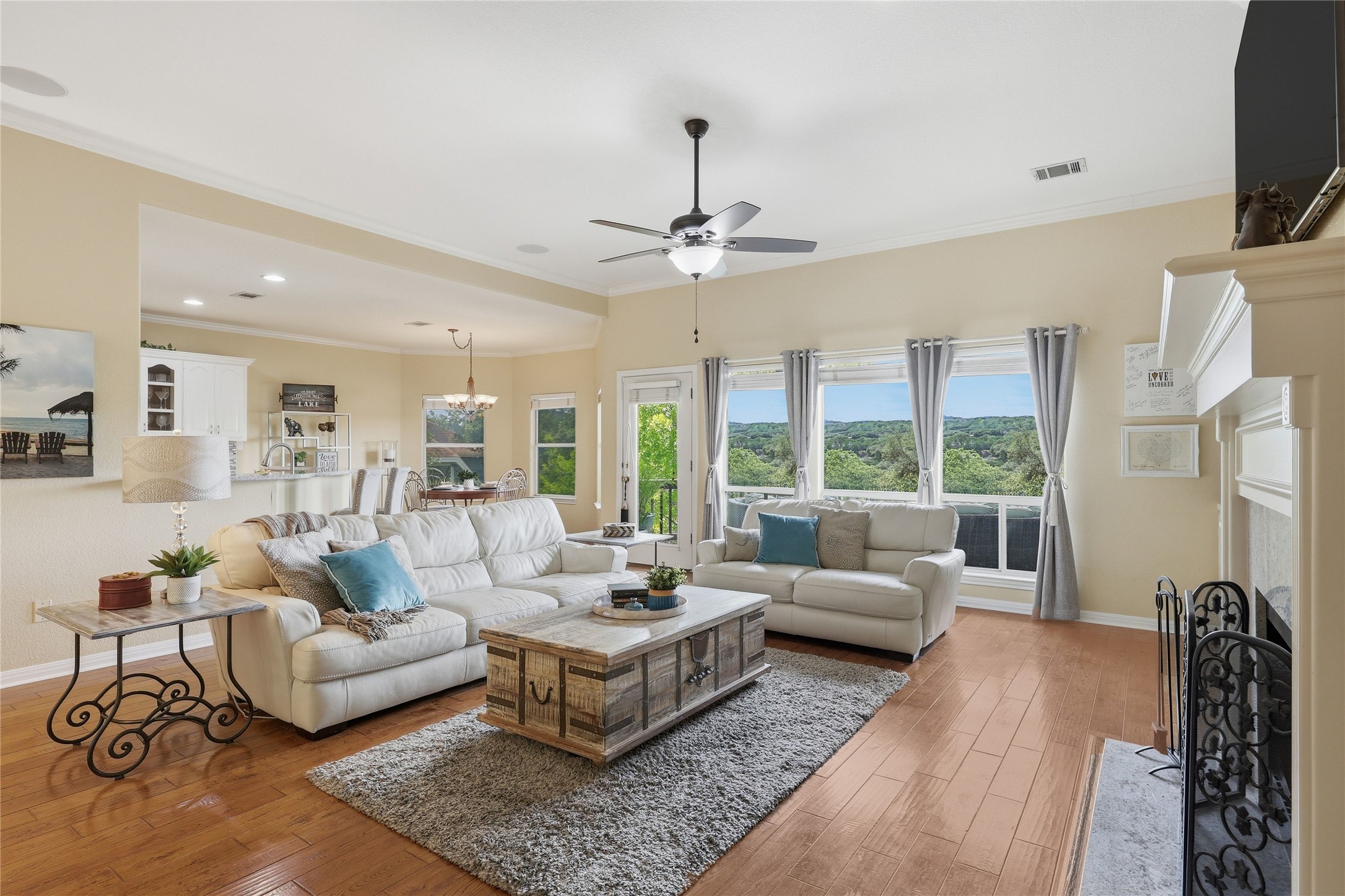 10802 Beach Road Leander, TX 78641 - Photo 10 of 40 Tons of natural light as you enjoy the views from the main living areas.